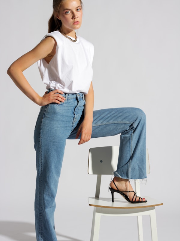 Pantalón Levis 505 Regular Fit - Azul Claro - 2
